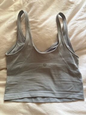 lululemon athletica Light Gray Low-Impact Sports Bra Tank